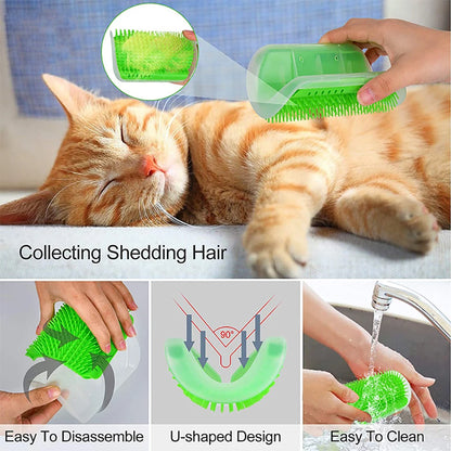 Cat Scratcher Massager Brush