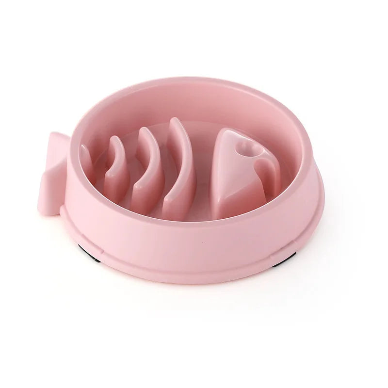 Feed Bowl for Cats & Dogs, Anti-Choking, Non-Slip, Multiple Colors & Shapes