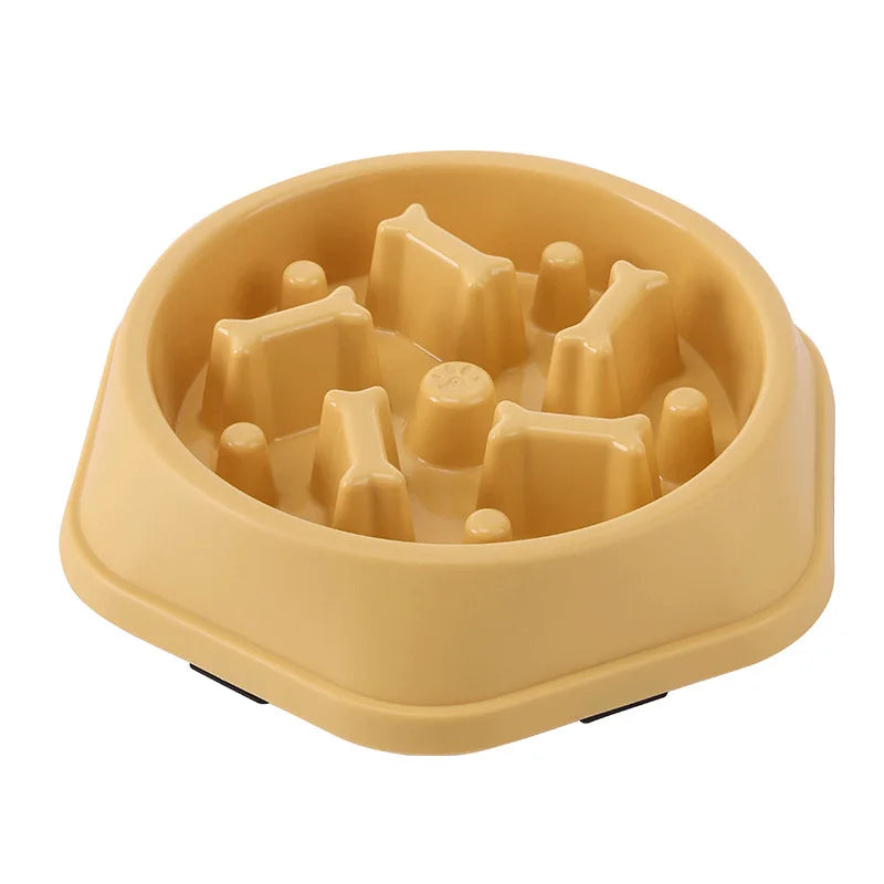 Feed Bowl for Cats & Dogs, Anti-Choking, Non-Slip, Multiple Colors & Shapes